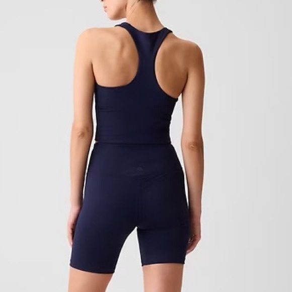 Gap GapFit High-Neck Brami XL Navy Blue NEW - Picture 7 of 8